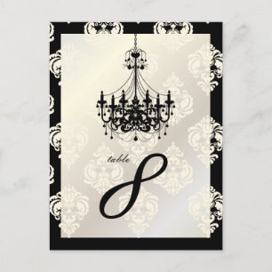 Postal Candelabro de PixDezines+Rossellini Damask