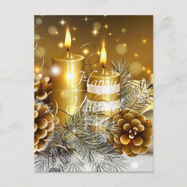 Postal candelabros de oro (Anverso)