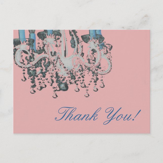 Postal Candelier/Invitación de Park Avenue (Anverso)