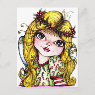 Postal Candi Cane Fairy