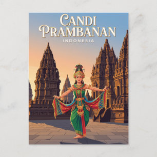 Postal Candi Prambanan Indonesia