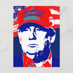 Postal Candidato presidencial Donald Trump 2016