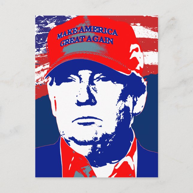 Postal Candidato presidencial Donald Trump 2016 (Anverso)