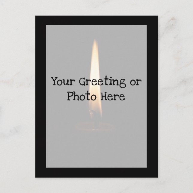 Postal Candle Flame 2 (Anverso)