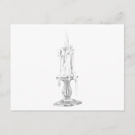 Postal Candle Postcard