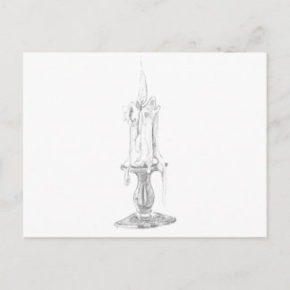 Postal Candle Postcard