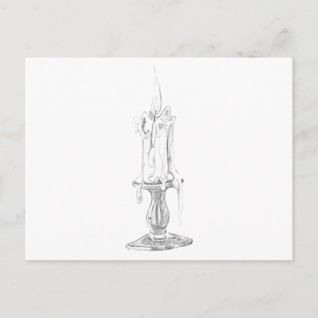 Postal Candle Postcard (Anverso)