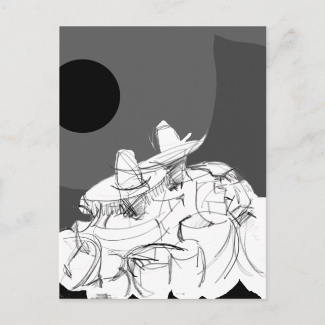 Postal Candomberos (Carnaval de Uruguay) (Anverso)