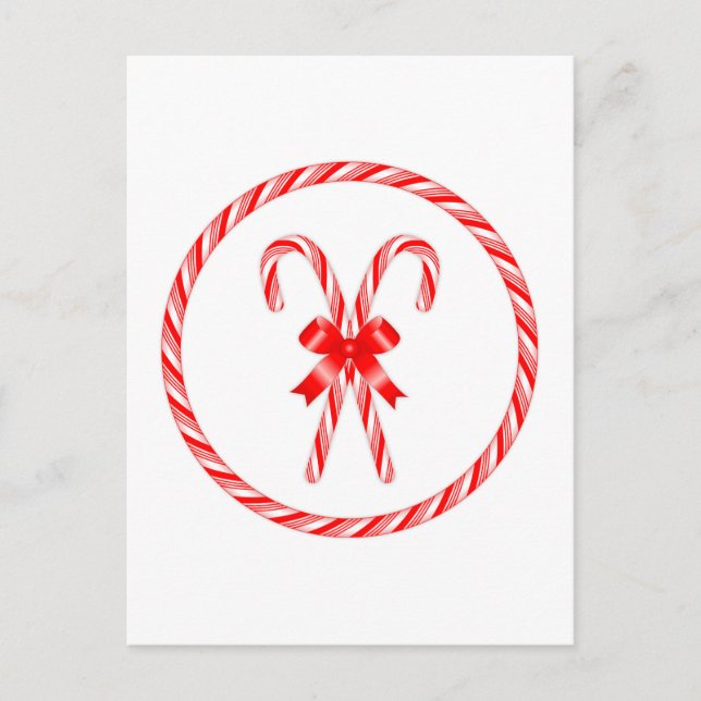 Postal Candy Cane (Anverso)