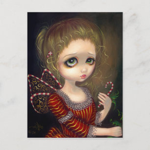 Postal "Candy Cane Angel"