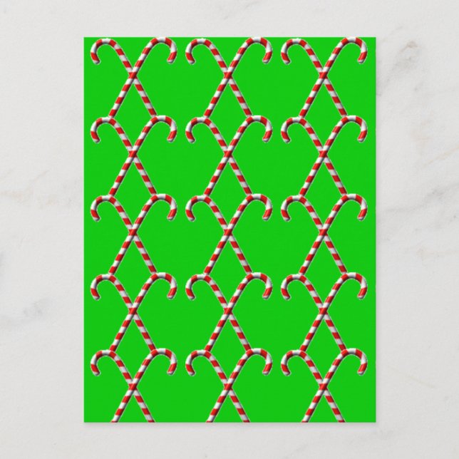 Postal Candy Canes (Anverso)