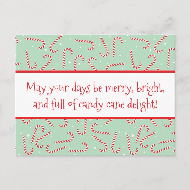 Postal Candy Canes (Anverso)