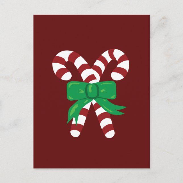 Postal Candy Canes (Anverso)
