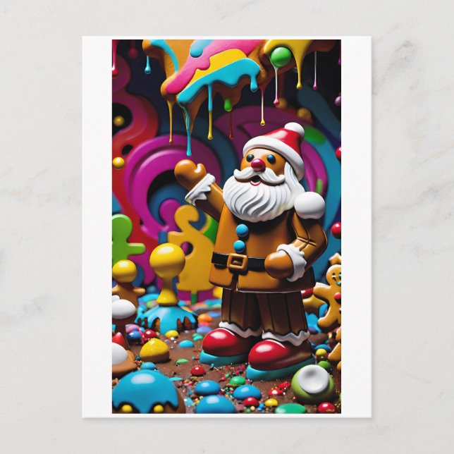 Postal Candy Claus de Santa-Land (Anverso)