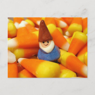 Postal Candy Corn Gnome