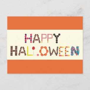 Postal Candy feliz de Halloween - Corto para los niños