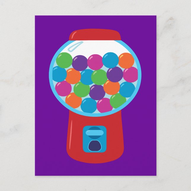 Postal Candy Gumball Machine (Anverso)