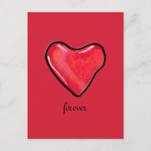 Postal Candy Heart 1 Love Postcard