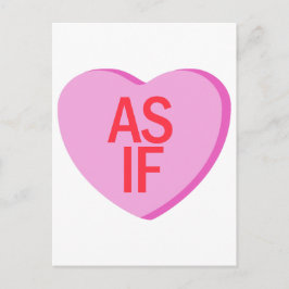 Postal Candy Heart - COMO SI