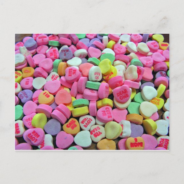 Postal Candy Hearts (Anverso)