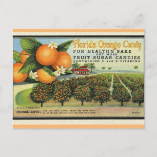 Postal Candy Naranja de Florida