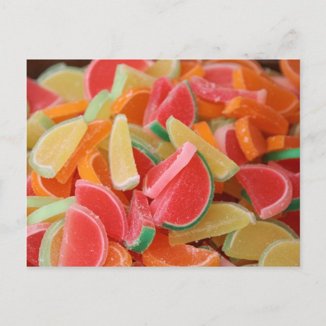 Postal Candy naranja slice (Anverso)