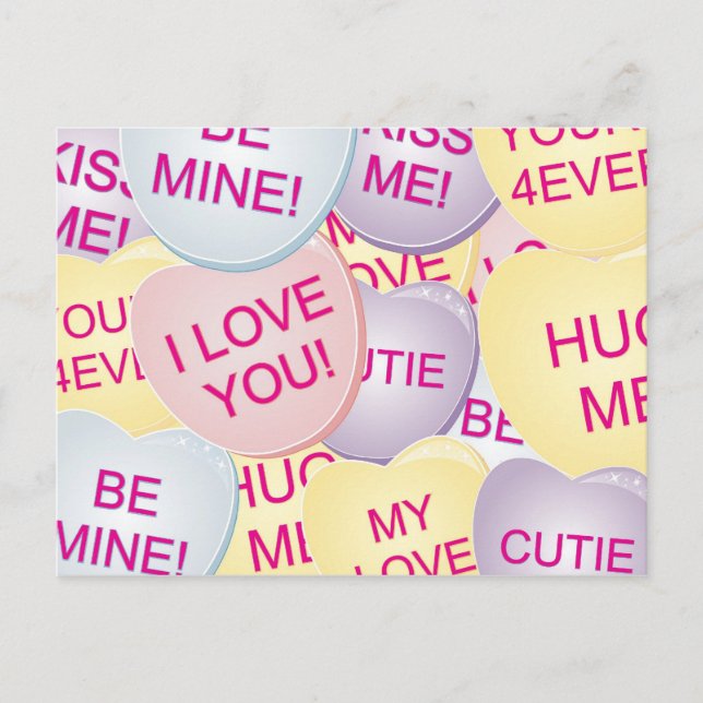 Postal CandyHearts (Anverso)