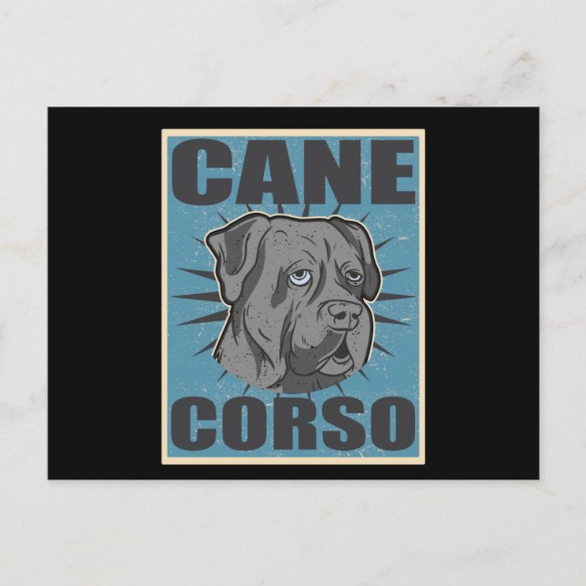 Postal Cane Corso Italiano Dog | Cane Corsos (Anverso)