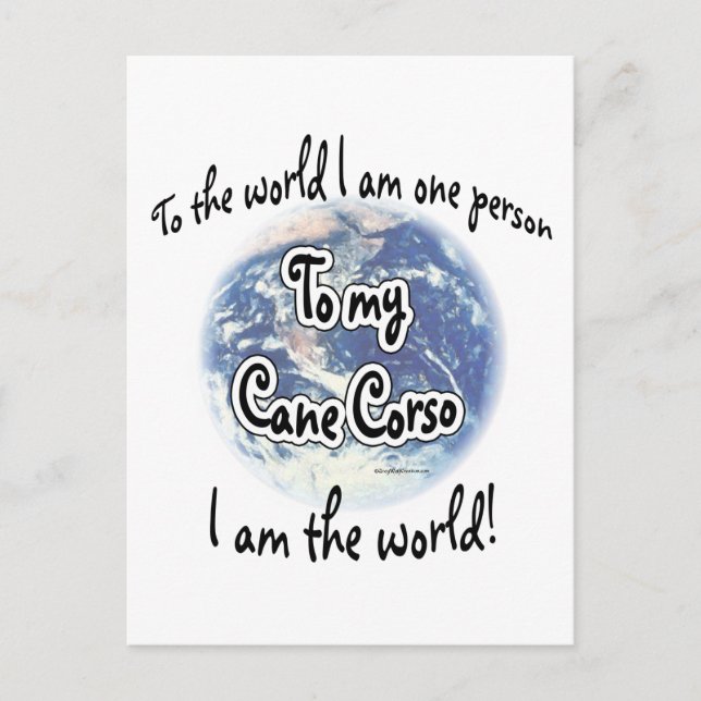 Postal Cane Corso World 2 (Anverso)