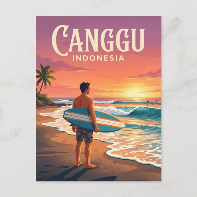Postal Canggu Indonesia (Anverso)