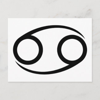 Postal cangrejo cangrejo astrología griega horoscopio zod