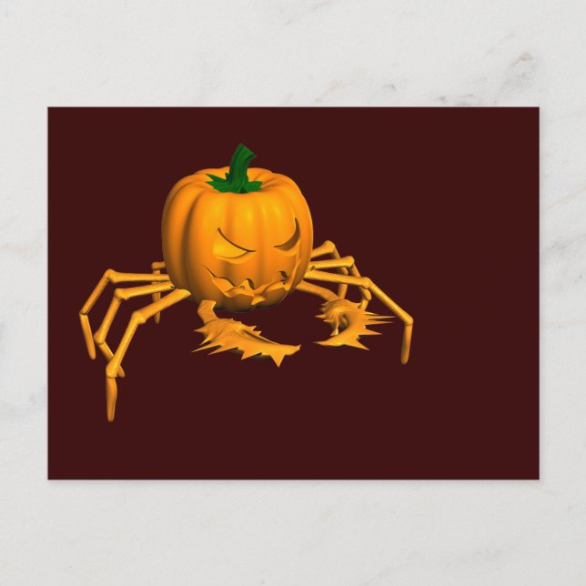 Postal Cangrejo de Halloween (Anverso)