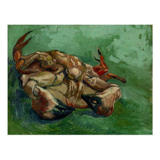 Postal Cangrejo de Van Gogh el | en su cambio trasero del