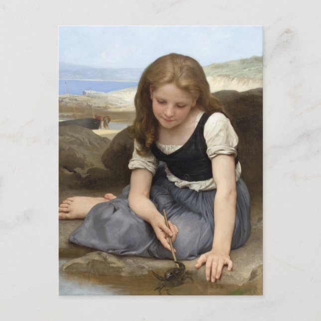 Postal Cangrejo de William-Adolphe Bouguereau (Anverso)