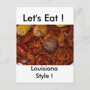 Postal cangrejo hervido