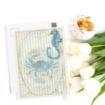 Cangrejo náutico y caballito de mar