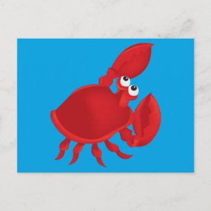 Postal cangrejo personalizado