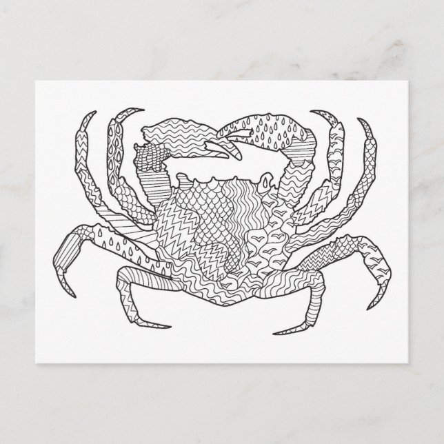 Postal Cangrejo Zendodle (Anverso)