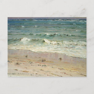 Postal Cangrejos en la playa de D. Howard Hitchcock