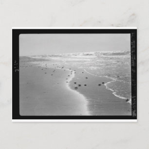 Postal Cangrejos en la playa. En Wadi Ghuzze 1920-1933.ti