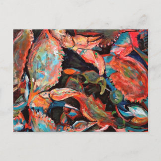 Postal Cangrejos fluorescentes