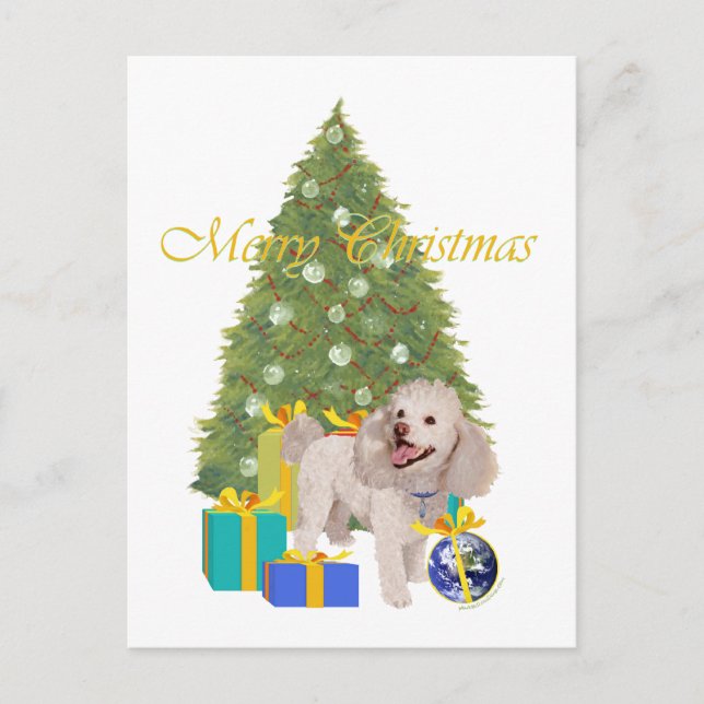 Postal Caniche (Anverso)