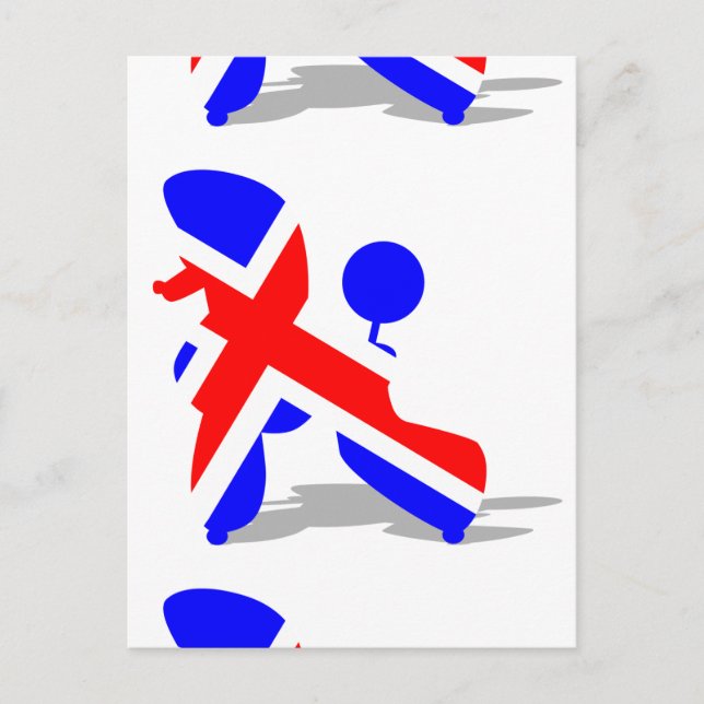 Postal Caniche británico (Anverso)