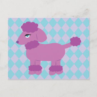 Postal Caniche Morado