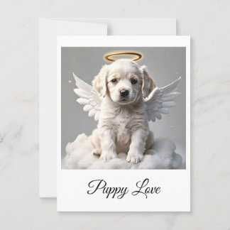 POSTAL " CANINE CHERUB " POSTCARD