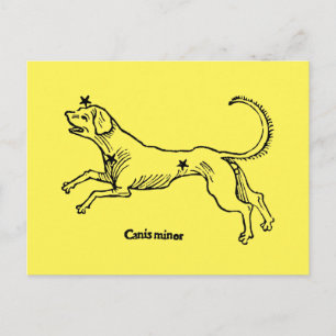 Postal Canis Minor, 1482