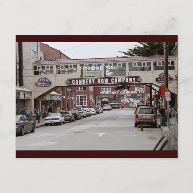 Postal Cannery row (Anverso)