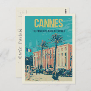 Postal Cannes Cote d'Azur Francia, Palais des Festivals