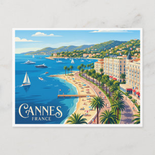 Postal Cannes La Croisette Francia
