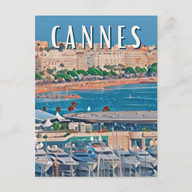 Postal Cannes Photo Vintage  (Anverso)